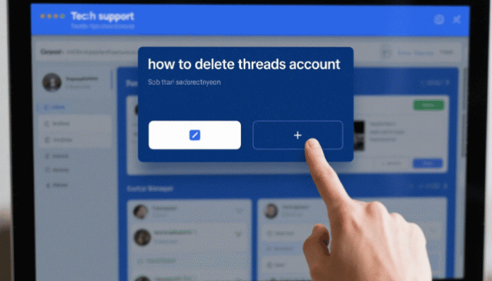 how to delete threads account how to delete threads account